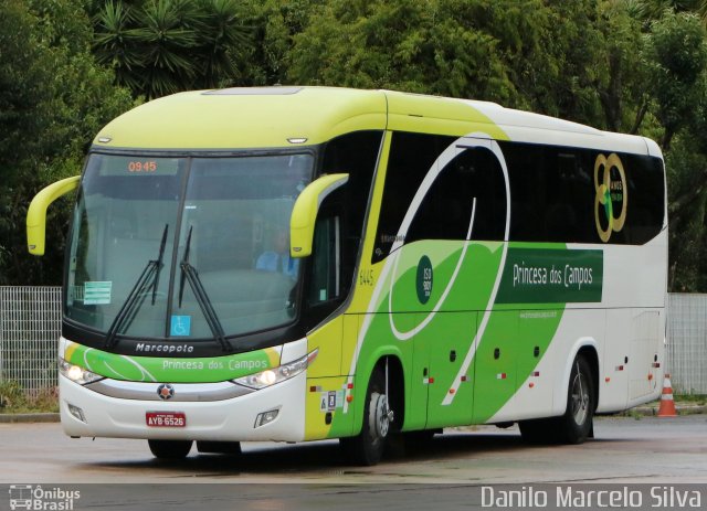 Expresso Princesa dos Campos 6445 na cidade de Curitiba, Paraná, Brasil, por Danilo Marcelo Silva. Número da foto: #5543780.