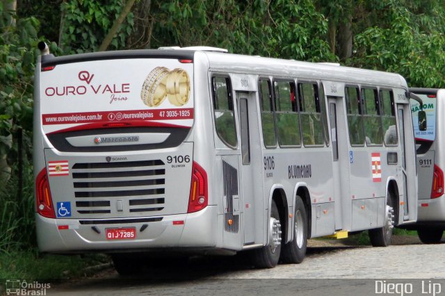 BluMob - Concessionária de Transporte Urbano de Blumenau 9106 na cidade de Blumenau, Santa Catarina, Brasil, por Diego Lip. Número da foto: #5544378.