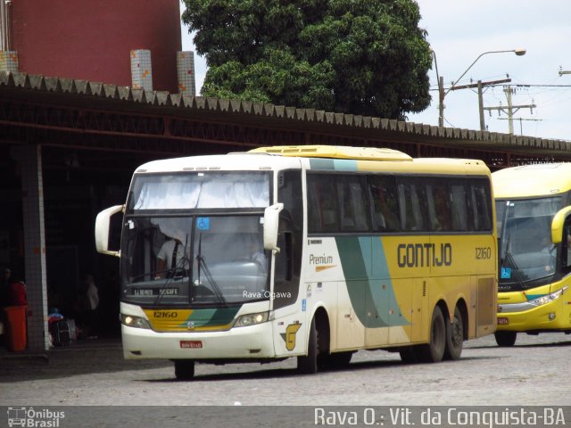 Empresa Gontijo de Transportes 12160 na cidade de Vitória da Conquista, Bahia, Brasil, por Rava Ogawa. ID da foto: 5543702.