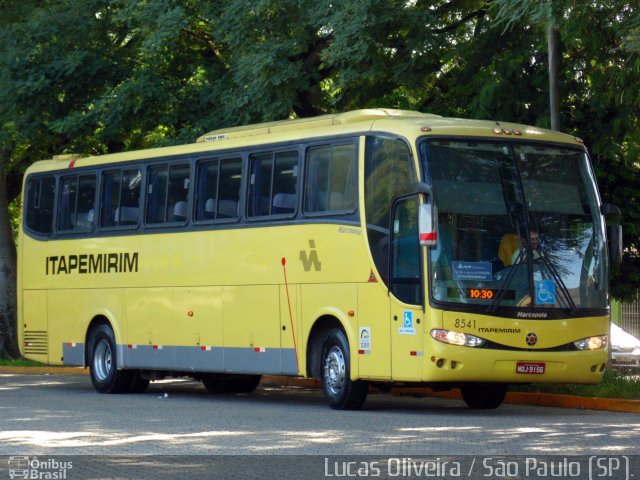 Viação Itapemirim 8541 na cidade de São Paulo, São Paulo, Brasil, por Lucas Oliveira. ID da foto: 5544227.