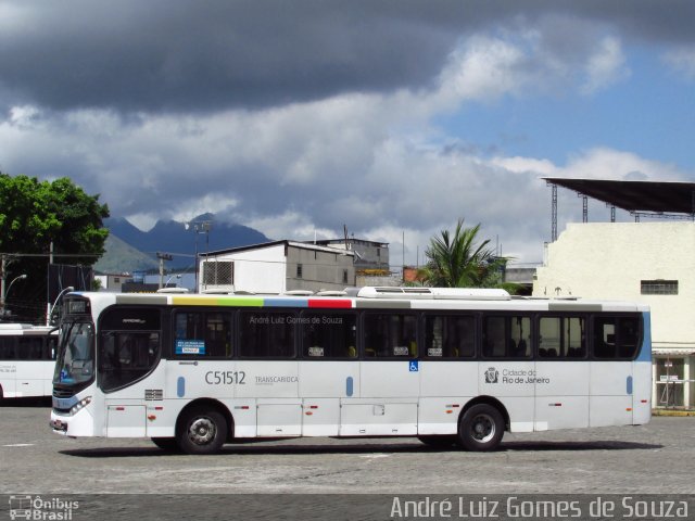 Viação Novacap C51512 na cidade de Rio de Janeiro, Rio de Janeiro, Brasil, por André Luiz Gomes de Souza. ID da foto: 5544222.