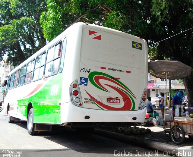 Ônibus Particulares 1914 na cidade de Abaetetuba, Pará, Brasil, por Carlos Jorge N.  de Castro. Número da foto: #5545149.