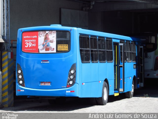 Ônibus Particulares 5808 na cidade de Rio de Janeiro, Rio de Janeiro, Brasil, por André Luiz Gomes de Souza. ID da foto: 5544141.