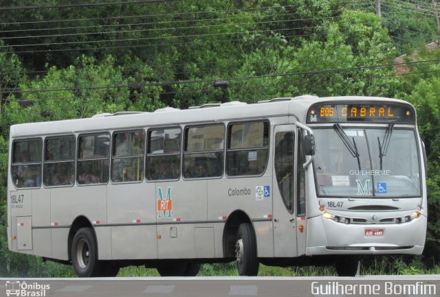 Viação Santo Ângelo 18L47 na cidade de Curitiba, Paraná, Brasil, por Guilherme Bomfim. Número da foto: #5544333.