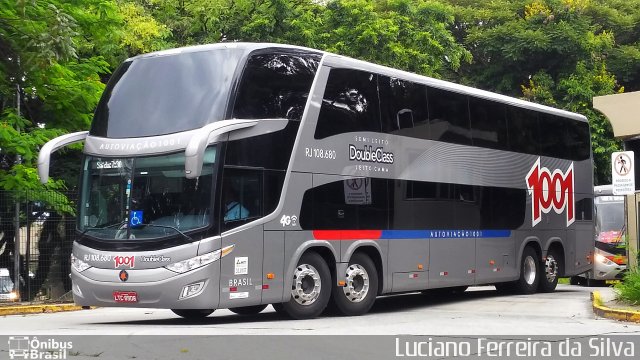 Auto Viação 1001 RJ 108.680 na cidade de São Paulo, São Paulo, Brasil, por Luciano Ferreira da Silva. ID da foto: 5618363.