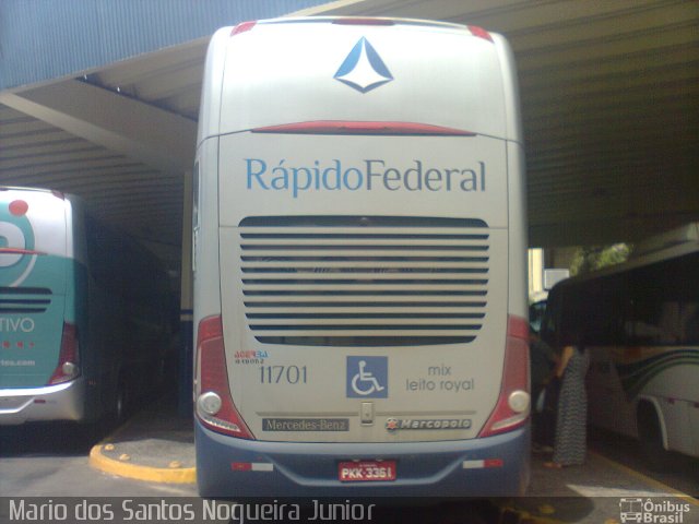 Rápido Federal 11701 na cidade de Salvador, Bahia, Brasil, por Mario dos Santos Nogueira Junior. ID da foto: 5617235.