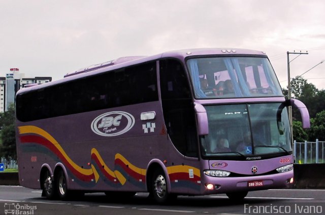 JBC Turismo 4005 na cidade de Assis, São Paulo, Brasil, por Francisco Ivano. Número da foto: #5617481.