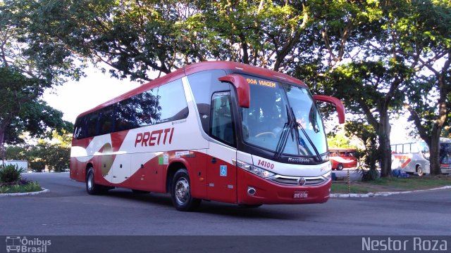 Viação Pretti 14100 na cidade de Vitória, Espírito Santo, Brasil, por Nestor dos Santos Roza. Número da foto: #5619248.