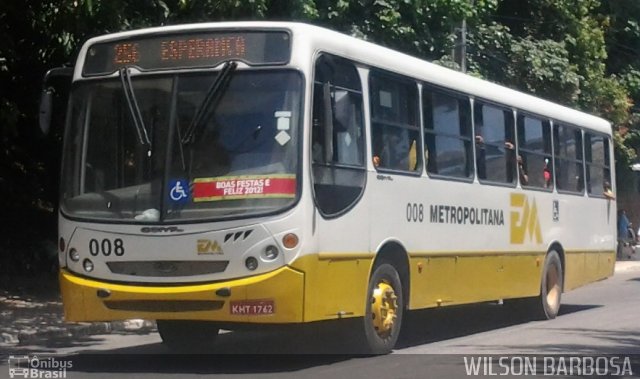 Empresa Metropolitana 008 na cidade de Jaboatão dos Guararapes, Pernambuco, Brasil, por WILSON BARBOSA. Número da foto: #5618688.