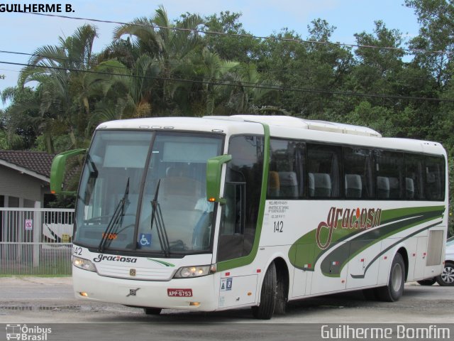 Viação Graciosa 142 na cidade de Pontal do Paraná, Paraná, Brasil, por Guilherme Bomfim. Número da foto: #5618359.