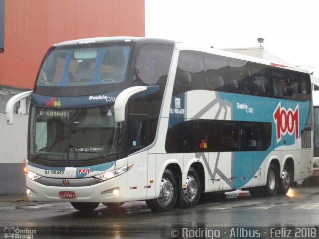 Auto Viação 1001 RJ 108.629 na cidade de Rio de Janeiro, Rio de Janeiro, Brasil, por Rodrigo Fonseca. Número da foto: #5616457.