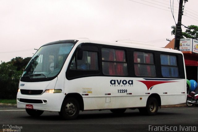 AVOA - Auto Viação Ourinhos Assis 12259 na cidade de Assis, São Paulo, Brasil, por Francisco Ivano. ID da foto: 5617488.