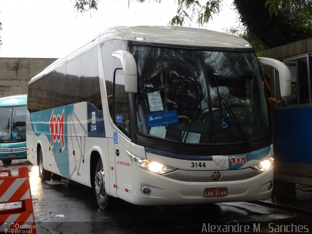 Auto Viação 1001 3144 na cidade de Curitiba, Paraná, Brasil, por Alexandre M.  Sanches. Número da foto: #5616866.