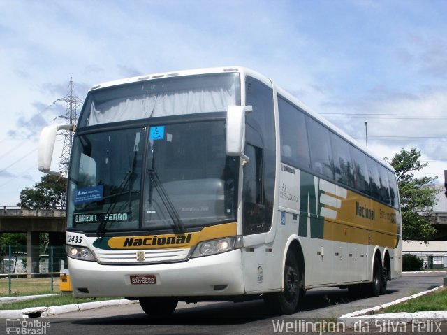 Viação Nacional 12435 na cidade de Vitória, Espírito Santo, Brasil, por Wellington  da Silva Felix. Número da foto: #5618164.