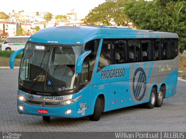 Auto Viação Progresso 6105 na cidade de Maceió, Alagoas, Brasil, por Willian Pontual. Número da foto: #5617814.