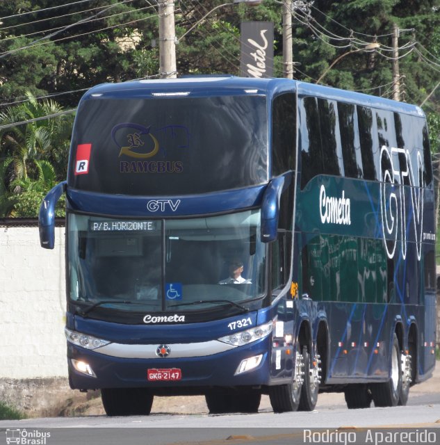 Viação Cometa 17321 na cidade de Conselheiro Lafaiete, Minas Gerais, Brasil, por Rodrigo  Aparecido. Número da foto: #5617278.