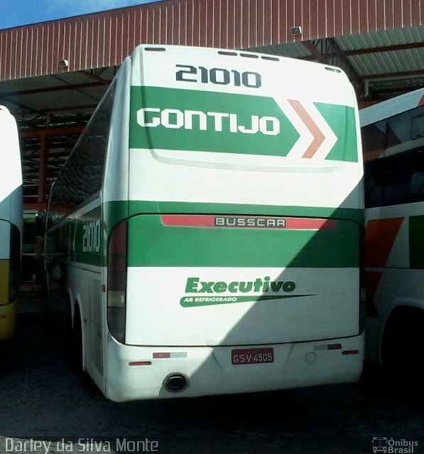 Empresa Gontijo de Transportes 21010 na cidade de Itaobim, Minas Gerais, Brasil, por Darley da Silva Monte. Número da foto: #5620848.