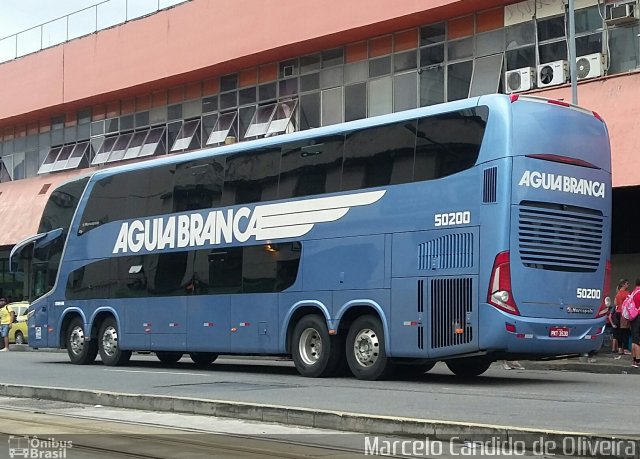 Viação Águia Branca 50200 na cidade de Rio de Janeiro, Rio de Janeiro, Brasil, por Marcelo Candido de Oliveira. Número da foto: #5620878.