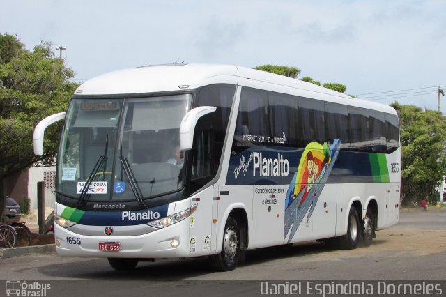 Planalto Transportes 1655 na cidade de Tramandaí, Rio Grande do Sul, Brasil, por Daniel Espindola Dorneles. ID da foto: 5621376.