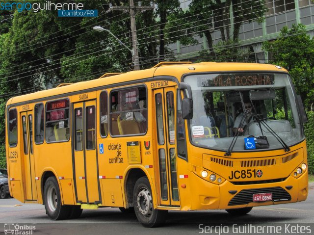 Expresso Azul JC851 na cidade de Curitiba, Paraná, Brasil, por Sergio Guilherme Ketes. ID da foto: 5620807.