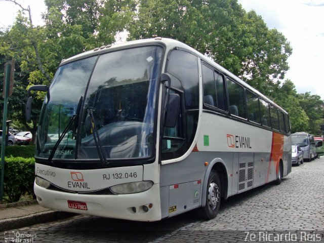 Evanil Transportes e Turismo RJ 132.046 na cidade de Petrópolis, Rio de Janeiro, Brasil, por Zé Ricardo Reis. Número da foto: #5621353.