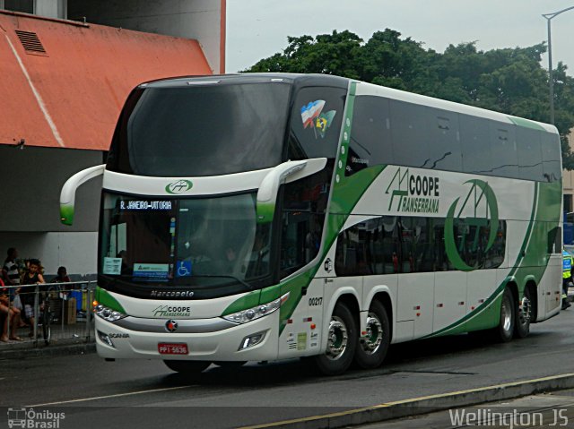 Coope Transerrana 00217 na cidade de Rio de Janeiro, Rio de Janeiro, Brasil, por Wellington de Jesus Santos. Número da foto: #5621637.