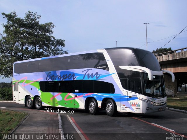 ComperTur Transportes Turísticos 12240 na cidade de Vitória, Espírito Santo, Brasil, por Wellington  da Silva Felix. ID da foto: 5621670.