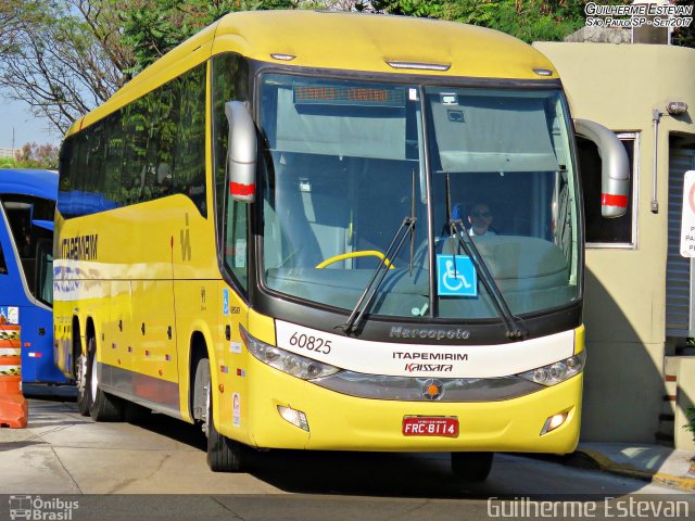 Viação Itapemirim 60825 na cidade de São Paulo, São Paulo, Brasil, por Guilherme Estevan. Número da foto: #5548055.