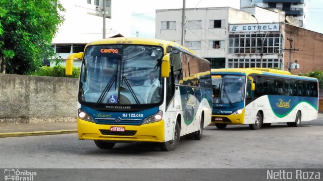 Brasil SA Transporte e Turismo RJ 122.080 na cidade de Itaperuna, Rio de Janeiro, Brasil, por Nestor dos Santos Roza. Número da foto: #5546870.