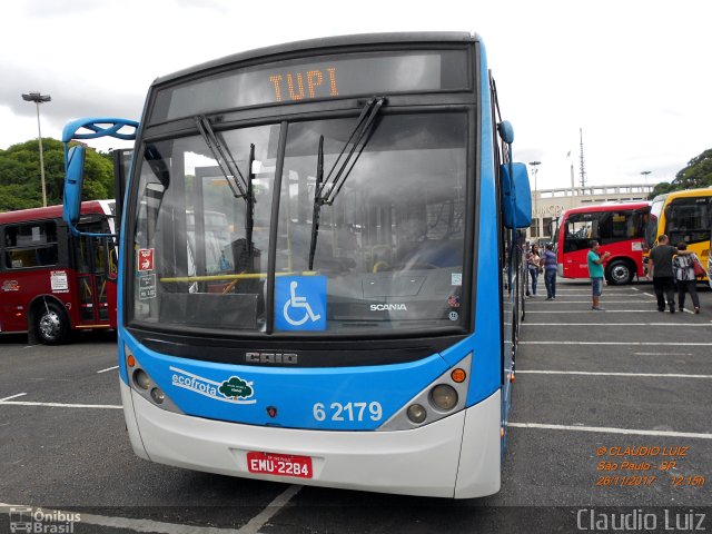 TUPI - Transportes Urbanos Piratininga 6 2179 na cidade de São Paulo, São Paulo, Brasil, por Claudio Luiz. Número da foto: #5548092.