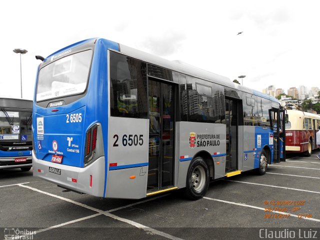 Transcooper > Norte Buss 2 6505 na cidade de São Paulo, São Paulo, Brasil, por Claudio Luiz. Número da foto: #5548037.