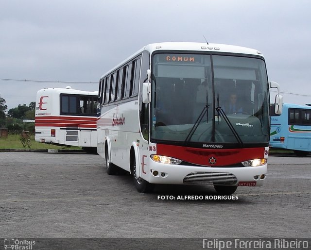 Expresso Embaixador 203 na cidade de Pelotas, Rio Grande do Sul, Brasil, por Felipe Ferreira Ribeiro. Número da foto: #5546542.