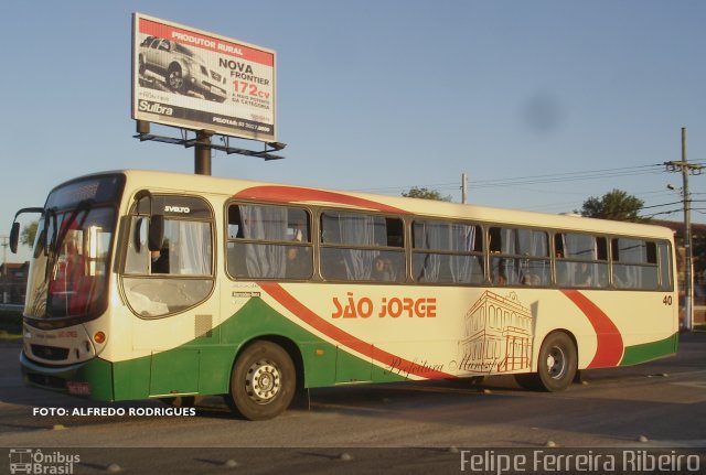 São Jorge de Transportes 40 na cidade de Pelotas, Rio Grande do Sul, Brasil, por Felipe Ferreira Ribeiro. ID da foto: 5546506.