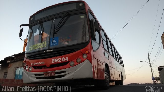 Transbus Transportes > Gávea Transportes 29204 na cidade de Ribeirão das Neves, Minas Gerais, Brasil, por Allan Freittas. ID da foto: 5548574.