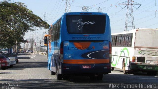 Litorânea Transportes Coletivos 5091 na cidade de São José dos Campos, São Paulo, Brasil, por Alex Ramos Ribeiro. Número da foto: #5549804.