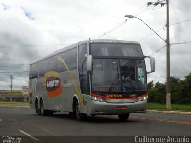 Saritur - Santa Rita Transporte Urbano e Rodoviário 9990 na cidade de Araxá, Minas Gerais, Brasil, por Guilherme Antonio. Número da foto: #5550220.