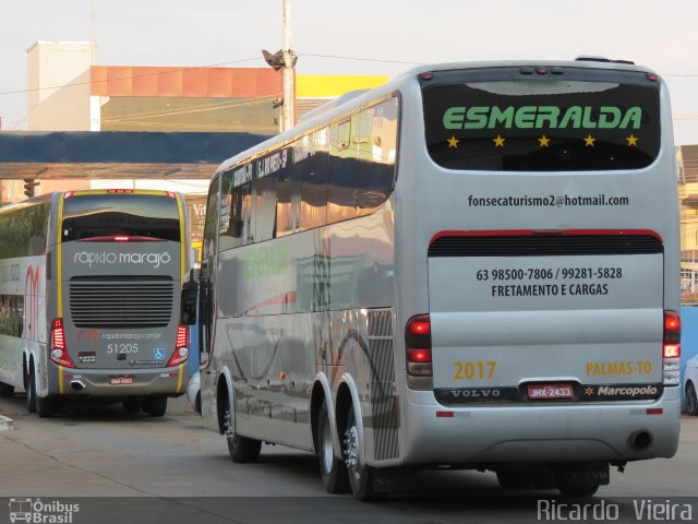 Viação Esmeralda Transportes 0109 na cidade de Goiânia, Goiás, Brasil, por Ricardo Vieira. ID da foto: 5550791.