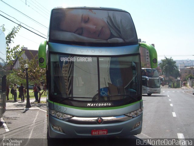 Viação Garcia 8612 na cidade de Londrina, Paraná, Brasil, por Josino Vieira. Número da foto: #5548366.