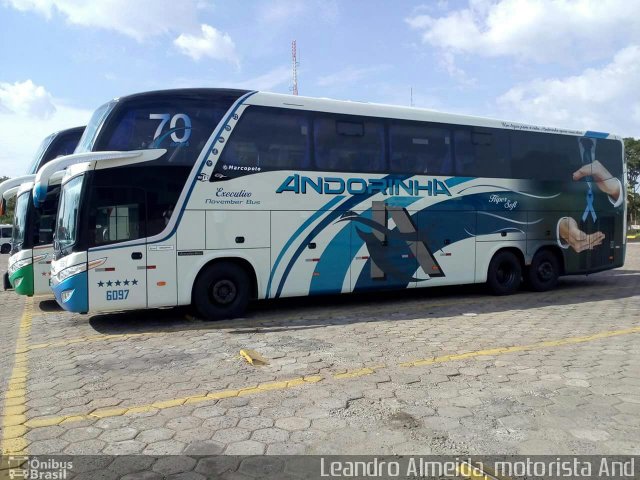 Empresa de Transportes Andorinha 6097 na cidade de Presidente Prudente, São Paulo, Brasil, por EDUARDO - SOROCABUS. ID da foto: 5549432.