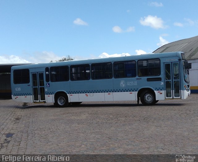 Transportes Santa Maria 638 na cidade de Pelotas, Rio Grande do Sul, Brasil, por Felipe Ferreira Ribeiro. Número da foto: #5550322.