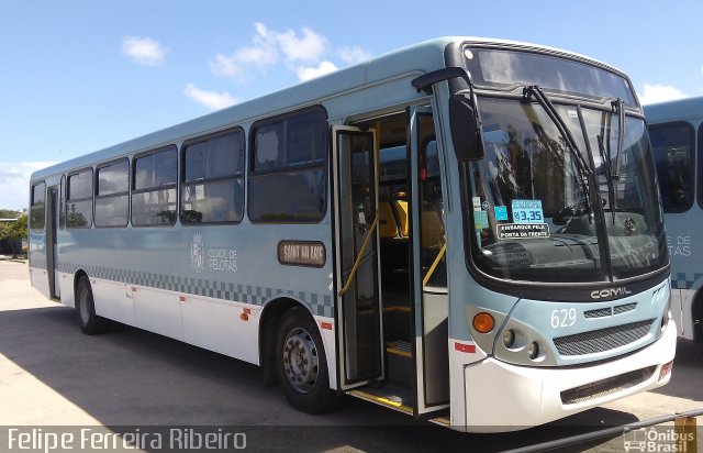 Transportes Santa Maria 629 na cidade de Pelotas, Rio Grande do Sul, Brasil, por Felipe Ferreira Ribeiro. Número da foto: #5550306.