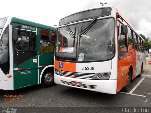 Auto Viação Transcap >> Auto Bless Transportes 8 5205 na cidade de São Paulo, São Paulo, Brasil, por Claudio Luiz. Número da foto: #5549465.