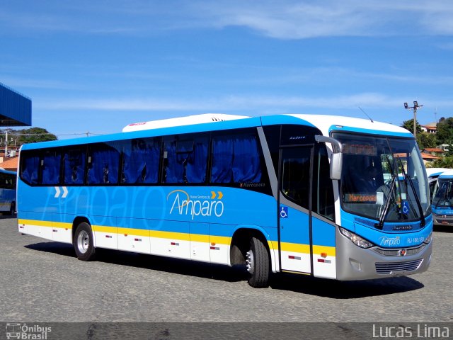 Viação Nossa Senhora do Amparo RJ 186.183 na cidade de Maricá, Rio de Janeiro, Brasil, por Lucas Lima. ID da foto: 5550917.