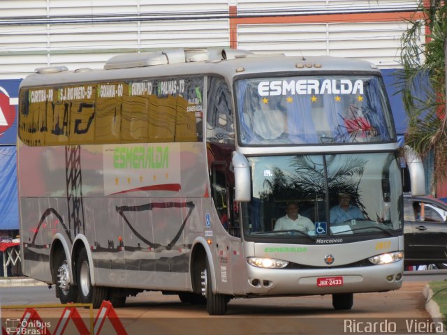 Viação Esmeralda Transportes 0109 na cidade de Goiânia, Goiás, Brasil, por Ricardo Vieira. ID da foto: 5550773.