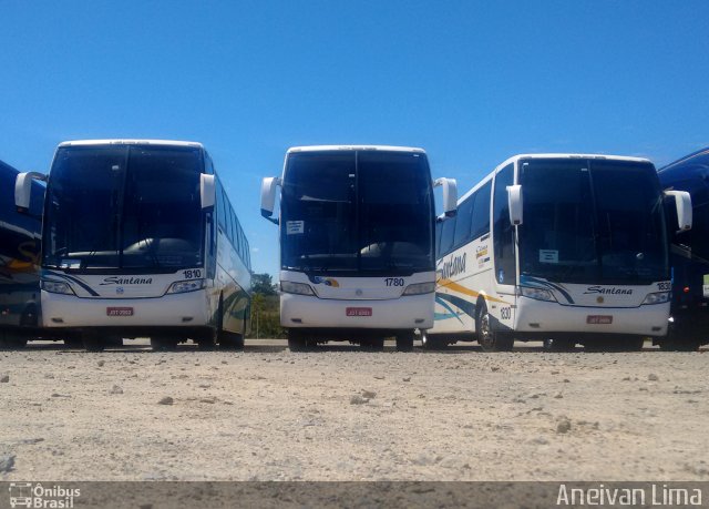 Empresas de Transportes Santana e São Paulo 1780 na cidade de Camaçari, Bahia, Brasil, por Aneivan Lima. ID da foto: 5549937.