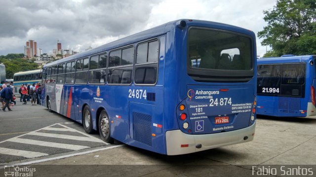 Empresa de Transportes e Turismo Carapicuiba 24.874 na cidade de São Paulo, São Paulo, Brasil, por Fábio Santos. Número da foto: #5553089.