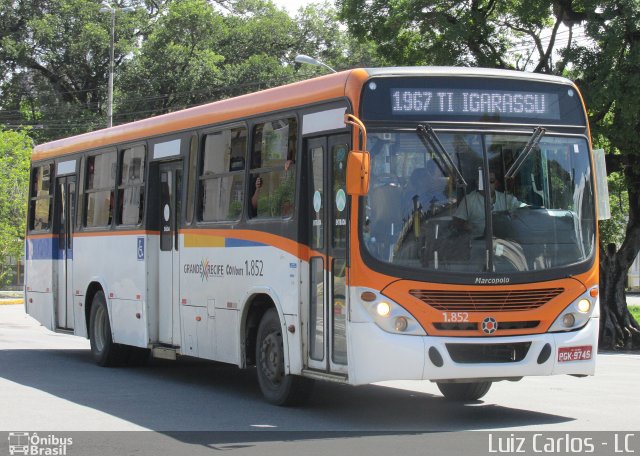 Rodotur Turismo 1.852 na cidade de Recife, Pernambuco, Brasil, por Luiz Carlos de Santana. Número da foto: #5553135.