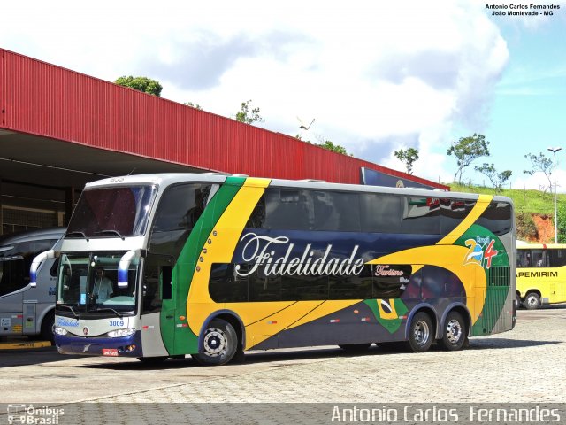Fidelidade Turismo 3009 na cidade de João Monlevade, Minas Gerais, Brasil, por Antonio Carlos Fernandes. Número da foto: #5552262.