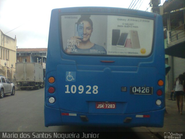 Concessionária Salvador Norte - CSN Transportes 10928 na cidade de Salvador, Bahia, Brasil, por Mario dos Santos Nogueira Junior. Número da foto: #5551943.