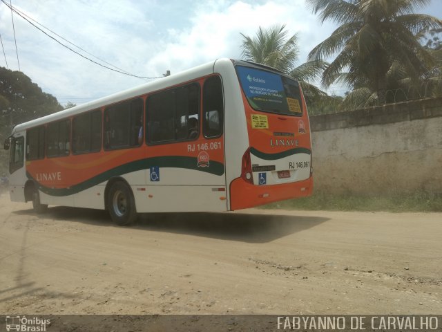 Linave Transportes RJ 146.061 na cidade de Nova Iguaçu, Rio de Janeiro, Brasil, por Fabiano Magalhaes. ID da foto: 5555847.